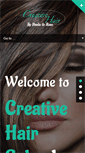Mobile Screenshot of creativehairnorwalk.com